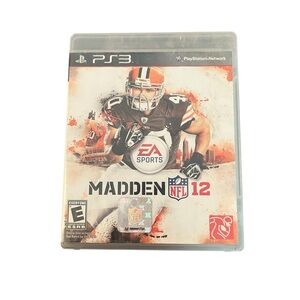 Madden 12 NFL Football 2012 Complete w/ Case Manual‎ Playstation 3 PS3